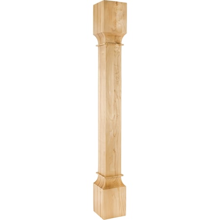 Hardware Resources 5" Wx5"Dx42"H White Birch Square Post P35-5-42-WB